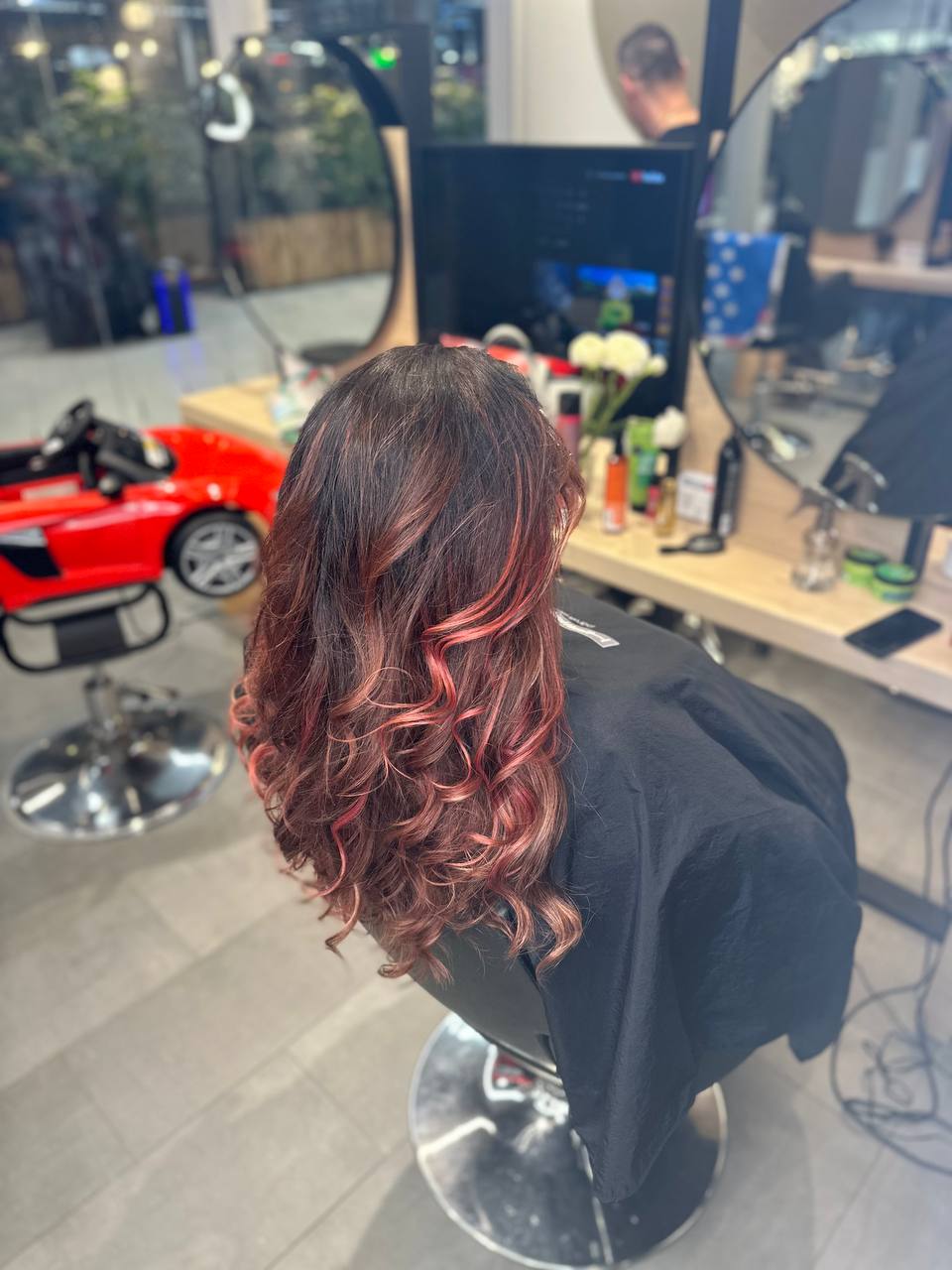 Balayage darbs HAIRRIGA salonā