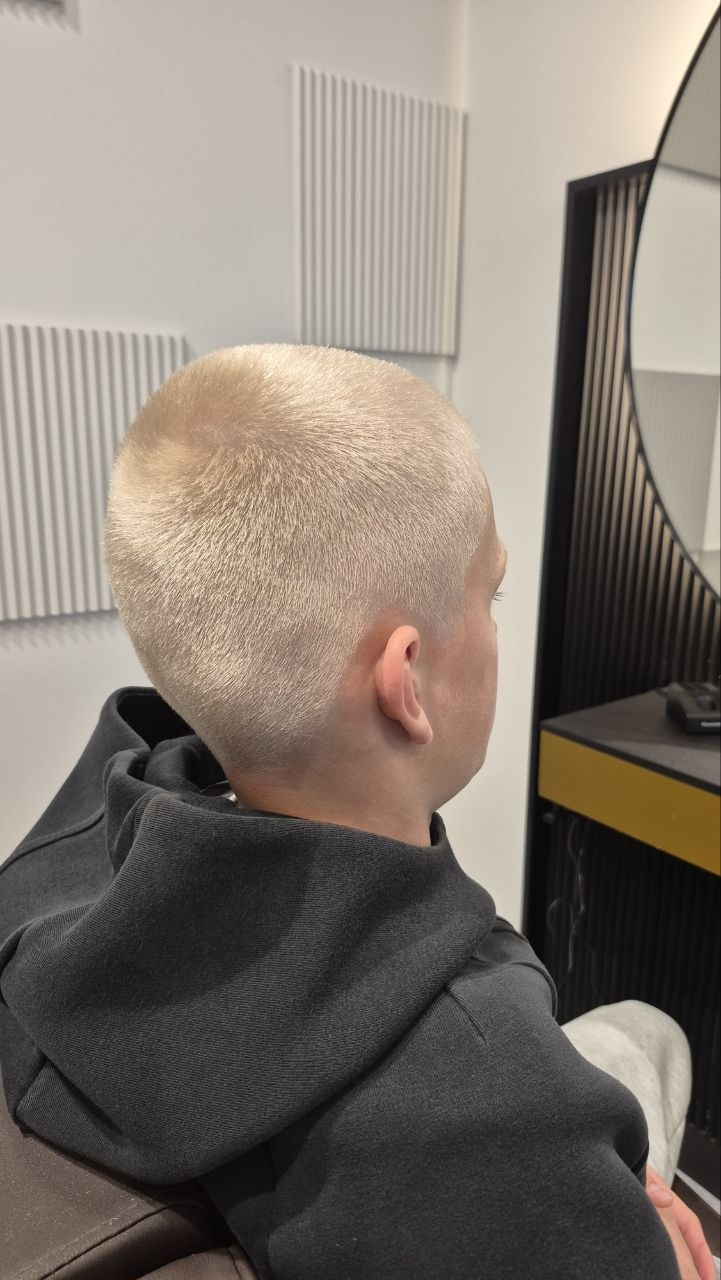 Platinum Blonde Buzz Cut HAIRRIGA