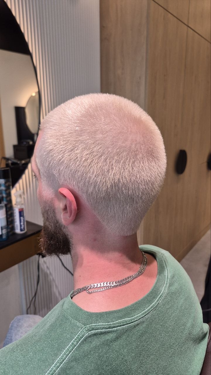 Platinum Blonde Fade HAIRRIGA