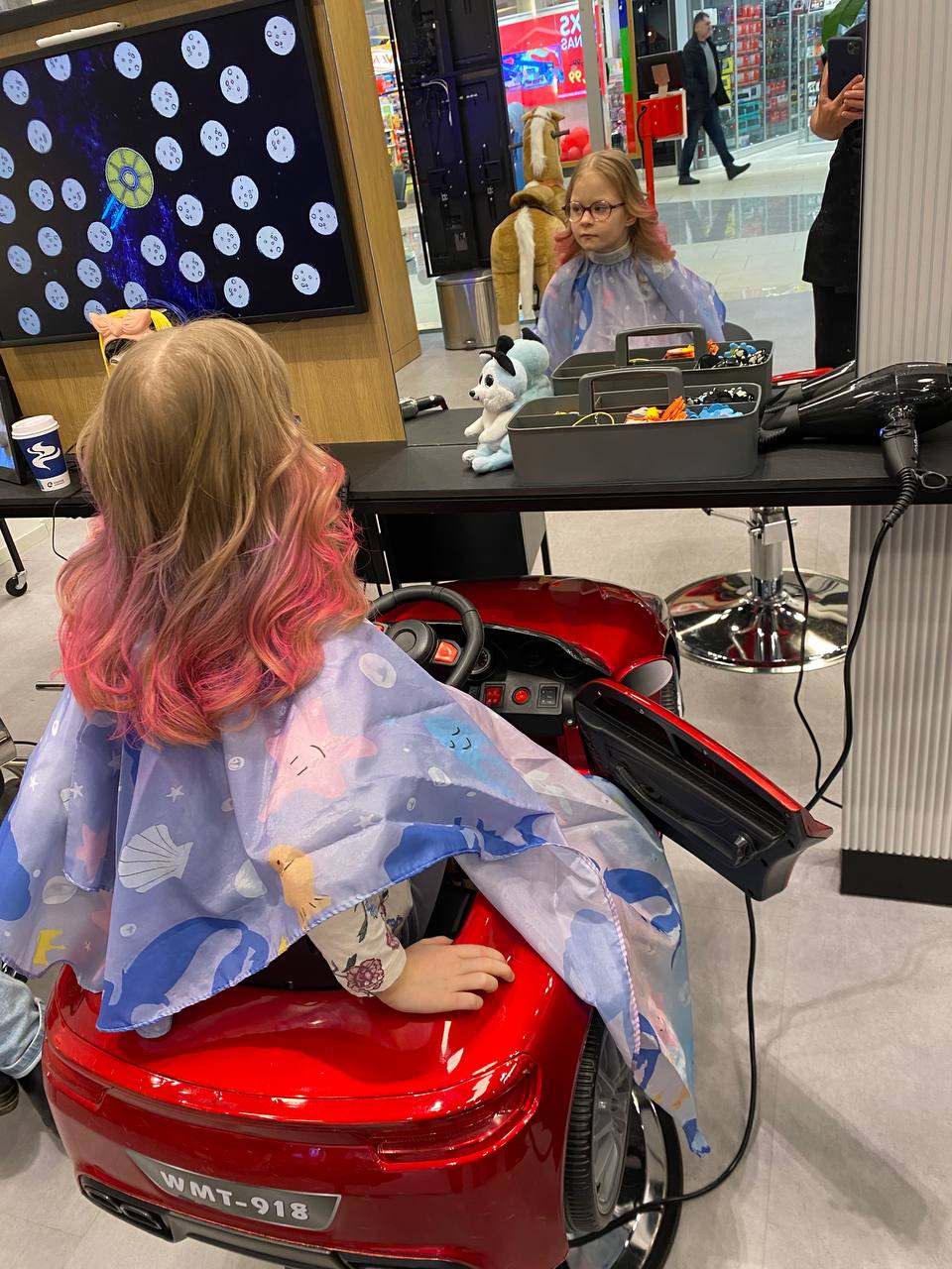 Krāsainā matu laka bērnam HAIRRIGA